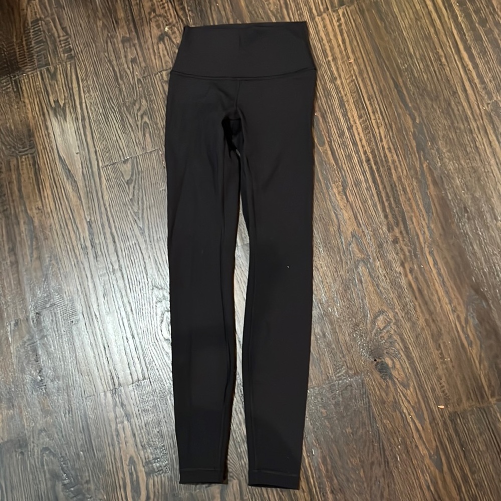 lululemon - Wunder Under black high rise 25in leggings size - 2